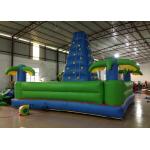 Durable Inflatable Rock Climbing Wall Trees Digital Printing 7 X 7m Safe Nontoxic