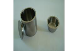 China High Density 10.2g/cm3 Fabricated Molybdenum Crucible With Caps supplier