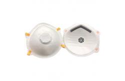 China Ffp1v Valved Dust Mask With Adjustable Aluminum Nose Clip Non Woven Fabric Material supplier