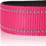 Breathable Nylon Reflective Dog Collar Multicolor Adjustable