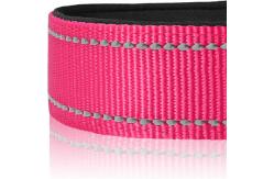 China Breathable Nylon Reflective Dog Collar Multicolor Adjustable supplier