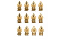 China MK8 3D Printing Brass Tip Nozzle Extruder 1.75mm 3.0mm MK8 Nozzle For 3D Printer Parts supplier