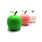 Silicone Children Colorful Night Lights,Apple shaped children's silicone touch sensor LED night light for sale