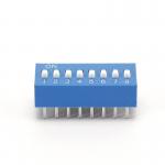 8P Waterproof Electronic Dip Switch 8 Position Single Pole Single Throw 2.54 Pitch for sale