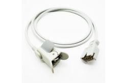 China  Medical Spo2 Sensor , Pediatric Clip Pulse Oximeter Oxygen Probe 1.1M Long supplier