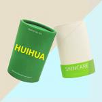 Custom 2oz Oval Deodorant Stick Container White Cardboard Push Up Paper Tube