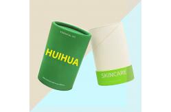 China Custom 2oz Oval Deodorant Stick Container White Cardboard Push Up Paper Tube supplier