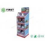 Supermarket Cardboard Pop Displays Foldable Cmyk Printing for sale