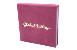 China Pink Printing Empty Blush Palette Square Customized Single Blush Pans supplier