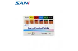 China Dental Endodontic Gutta Percha Points Taper 02/04/06/F1-F5 supplier