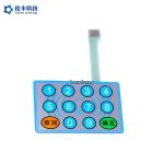 Customized Flat Membrane Switch , Printing Rubber Keypad Control Panel Overlay for sale