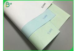 China 50gsm Blue Impression Carbonless NCR Paper Jumbo Roll for Invoice Printing supplier