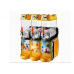 800W Snack Shop Ice Slush Machine , Commercial Electric Three Bowl Hot Juice Dispenser for sale
