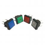 Illumination Tactile Switch,Square Cover Silicone Cap Led Push Button Tact Switch ,Lamp Switch,Illumination Tact Switch for sale
