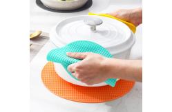 China Anti-scalding silicone heat pad thickening insulation pad dining table mat supplier