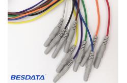 China Beautiful Economic Electroencephalogram Electrodes For Different EEG Medical Equipment supplier