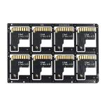 0.26mm memory substrate fabrication with soft gold plating for sale