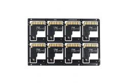 China 0.26mm memory substrate fabrication with soft gold plating supplier