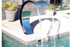 China Artificial Stainless Steel Swim SPA Pool Equipment Cascade Waterfall supplier