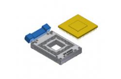 China 5398ZIF-325 1.95in 49.53mm Azimuth Carrier Test Socket Electrical Contactor supplier