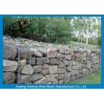 Hexagonal Wire Mesh Gabion Wall Fence Galfan Gabion Basket 60*80 80*100 for sale