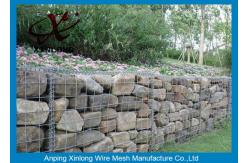 China Green Silver Welded Mesh Gabions Wire Cages For Rock Retaining Walls supplier