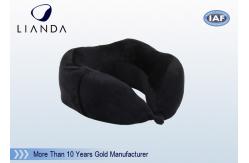 China Memory Foam Neck Support With Removable Velour Cover And Hide Zipper supplier