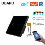 Waterproof Shell Wifi Control LED Smart Switch 5-400W/Gang UL94V0 Fireproof Material With Tuya Smart/Smart Life App for sale