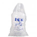 10LBS 20LBS LDPE Clear Plastic Ice Bags With Customer Own Logo for sale