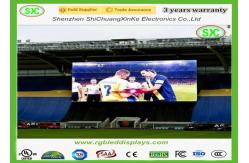 China high brightness p10 large stadium led display  to broadcast sports video supplier