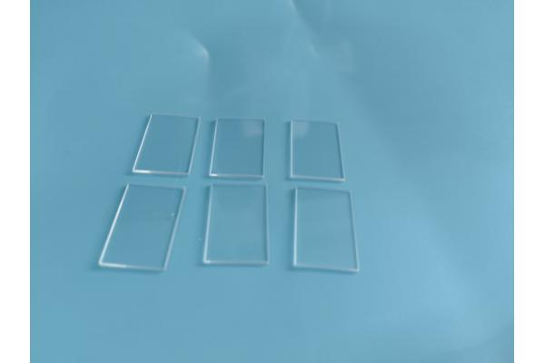Ultra Thin Precision Glass Cover Plate Dimension 13.1mm × 8mm × 0.5mm