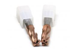 China High Rigidity 4 - 20mm Diameter Roughing End Mill 3 Flutes CNC Router Bits supplier