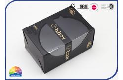 China Gold Stamping Folding Carton Box With Visible PET Window Patched supplier