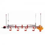 220V 50Hz Poultry Float Nipple Drinker For Broiler Chicken Red for sale