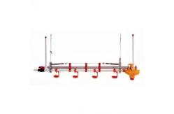 China 220V 50Hz Poultry Float Nipple Drinker For Broiler Chicken Red supplier