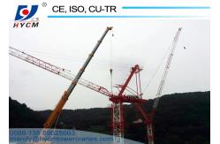 China Q345B Angle Steel Split Mast Section QTD120(4522) Fixed Jib Crane 45m Tower Crane Boom Length Stable Tower Crane Trolly supplier