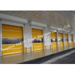 Electrical High Speed Steel Roller Shutter Door PVC Surface For Logistics Center for sale