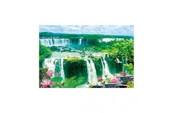 China Large Size PET 3D Lenticular Printing Poster Of Waterfall Scenery Theme supplier