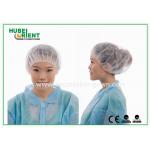 12gsm Disposable Nonwoven Bouffant Cap 21 Inch in White Red for sale