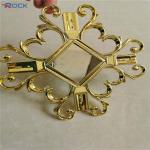 Rose Gold Windows Georgian Bar Flower Decorative Hardware for sale