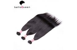 China Straight Natural Black 30 - 10 hair extensions Grade 7A With No Tangle supplier