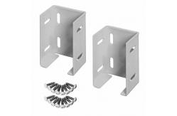 China ODM OEM Customized Service Stamped Aluminum Stainless Steel Bracket With Screws supplier