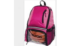 China Black Personalized Basketball Backpack With Ball Compartment supplier