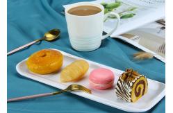 China OEM ODM Melamine 12.75 Rectangular Food Serving Tray supplier