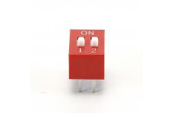 China 1-12 Position Single Pole Slide Dip Switch 24VDC Max Current supplier