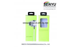 China Custom Design USB Date Cable/Electronics Packaging Box with Clear PVC Window supplier