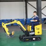 1 Ton Electric Remote Control Small Micro Excavator Crawler Road Crushing Crawler Hydraulic Digger for sale