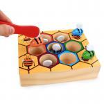 Montessori Beehive Game Baby Toy Intelligence Catch Bee Color Cognition for sale