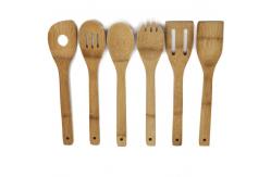 China Stylish Design Bamboo Cooking Utensil Set No Plastic No Petrochemicals No Varnishes supplier