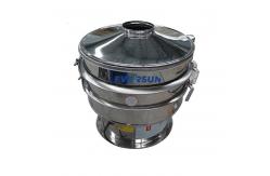 China SUS304 Charcoal 3 Layer 100 Mesh Rotary Vibrating Screen supplier